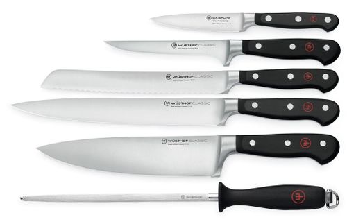 Sada 5 nožov a ocieľky Wüsthof Classic 1120160602